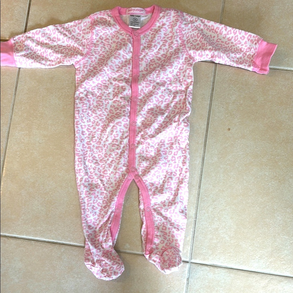 Baby steps footie pajamas 9 months NWOT